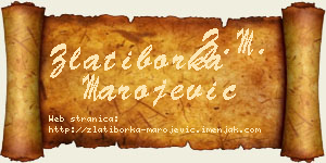 Zlatiborka Marojević vizit kartica